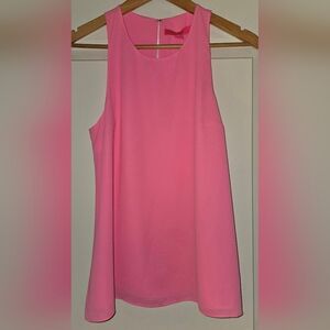 NWT Lilly Pulitzer Pink Sleeveless Women's Lined Top Shell Size Small